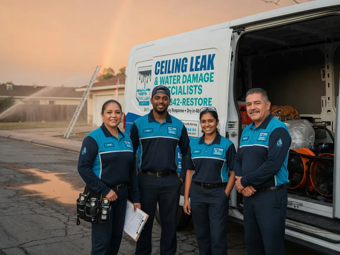 Ceiling Leak Cleanup company in Sproul, PA