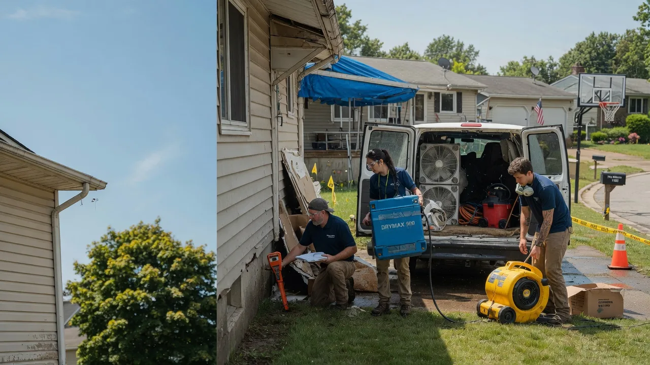 Ceiling Leak Cleanup in Sproul, PA near me